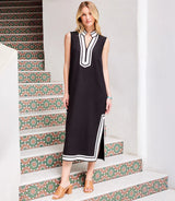 Karen Kane St. Tropez Dress Black with Off White