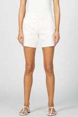 Dear John South Hampton High Rise Rolled Short Ivory