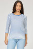 Dear John Sonoma 3/4 Sleeve Tee Riviera Stripe
