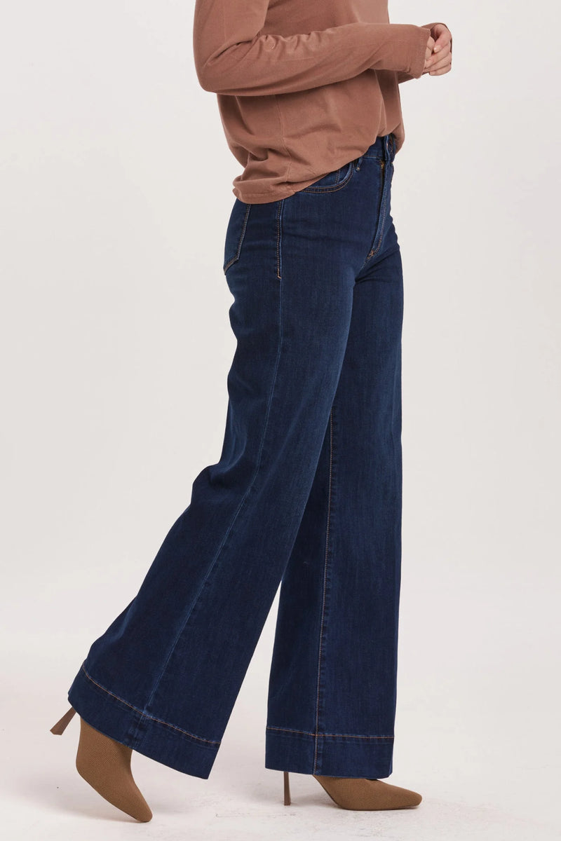 Dear John Fiona High Rise Wide Leg Jean Star Demand