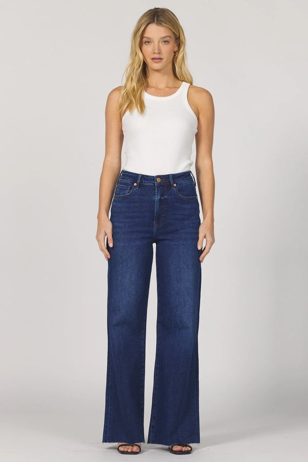 Dear John Fiona Wide Leg Jean Dark Knight