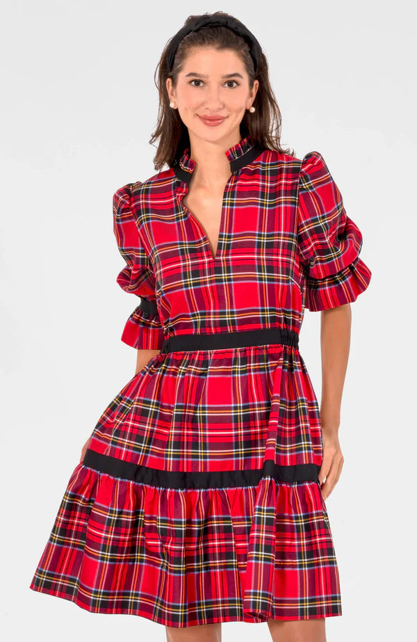 Teardrop Dress - Duke of York - Red Multi / L Teardrop Dress - Duke of York - Red Multi / L