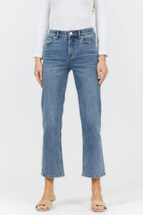 Dear John Anika Crop Straight Jean in Hazlett