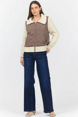 Dear John Petra Sweater Jacket Pigment Cappuccino