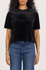 Dear John Madox Tee Black Velvet