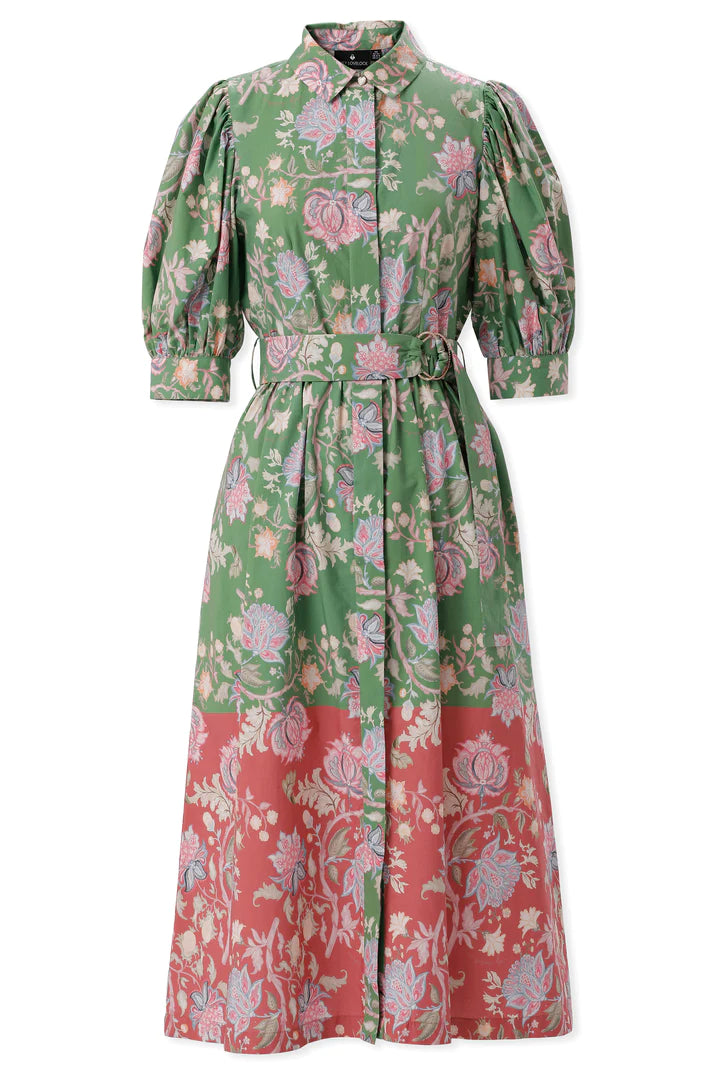 Emily Lovelock Veronica Dress Green