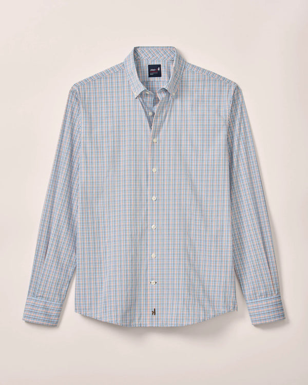 Johnnie-O Everyday Performance Button Down Shirt - Cayden Maliblu