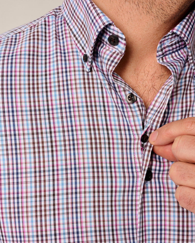 Johnnie-O Natural Performance Button Down Shirt - Adelson Coffee