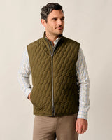 Johnnie-O Belfry Quilted Puffer Vest Mangrove