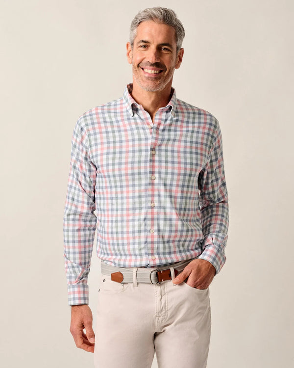 Johnnie-O Everyday Performance Button Down Shirt - Callum Navy