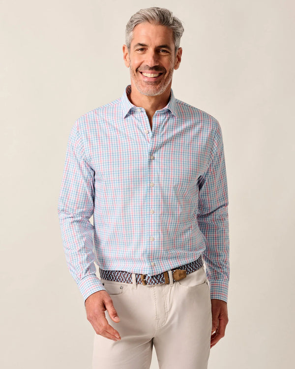 Johnnie-O Everyday Performance Button Down Shirt - Han White