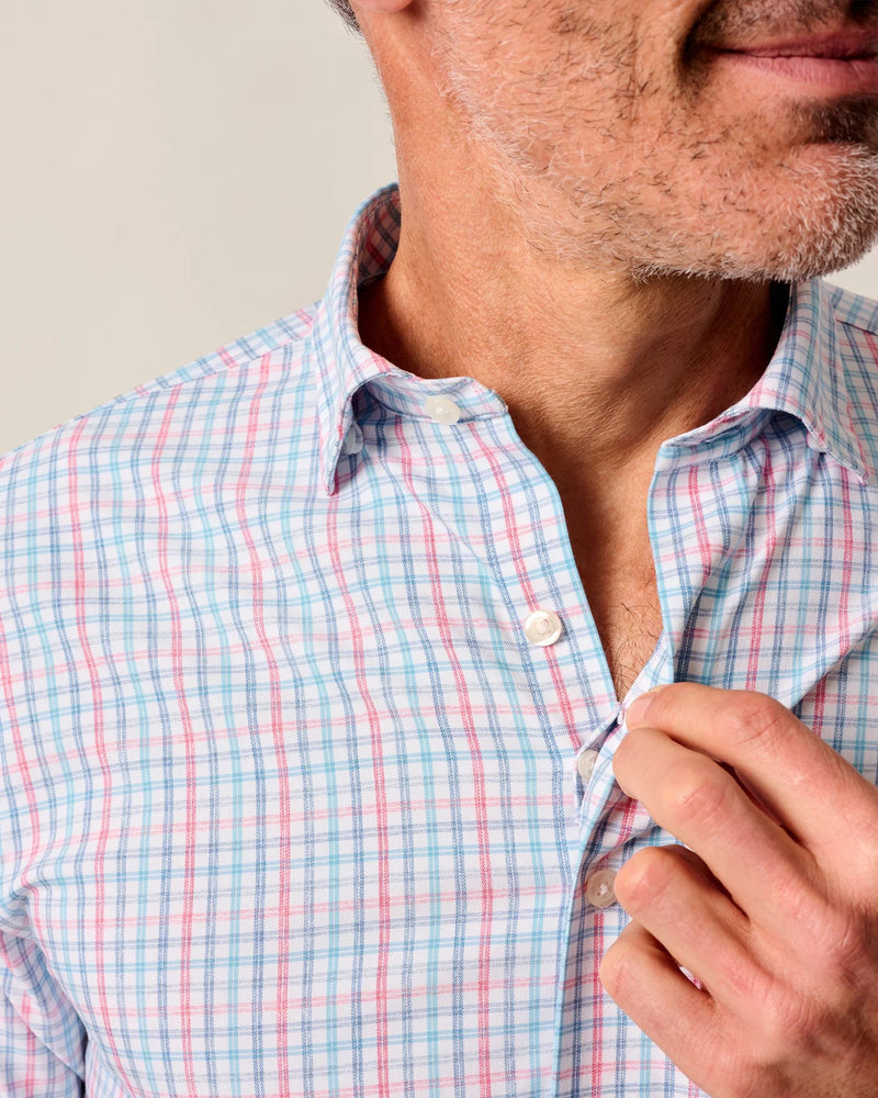 Johnnie-O Everyday Performance Button Down Shirt - Han White
