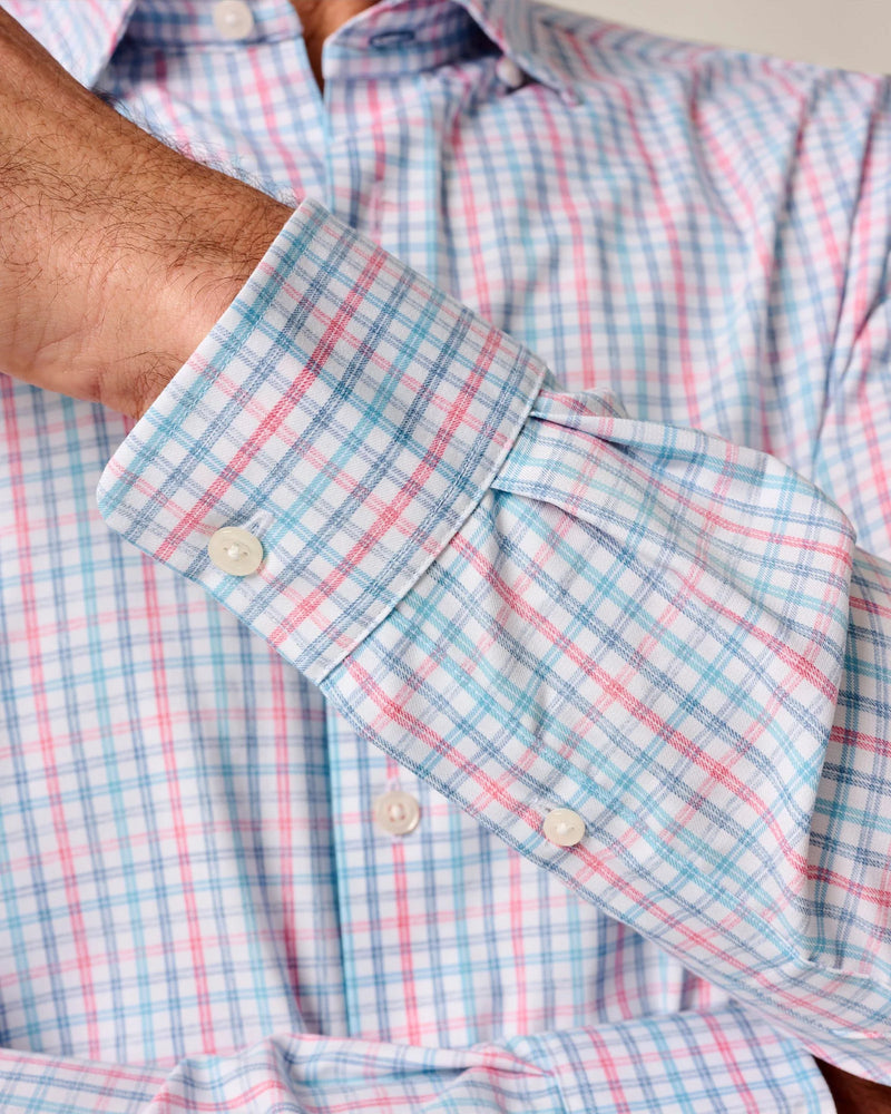 Johnnie-O Everyday Performance Button Down Shirt - Han White