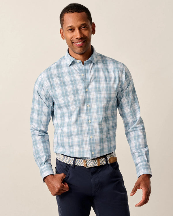 Johnnie-O Everyday Performance Button Down Shirt - Hendley Laguna Blue