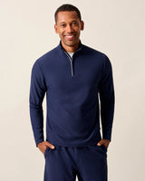 Johnnie-O Hoppin Performance 1/4-Zip Navy