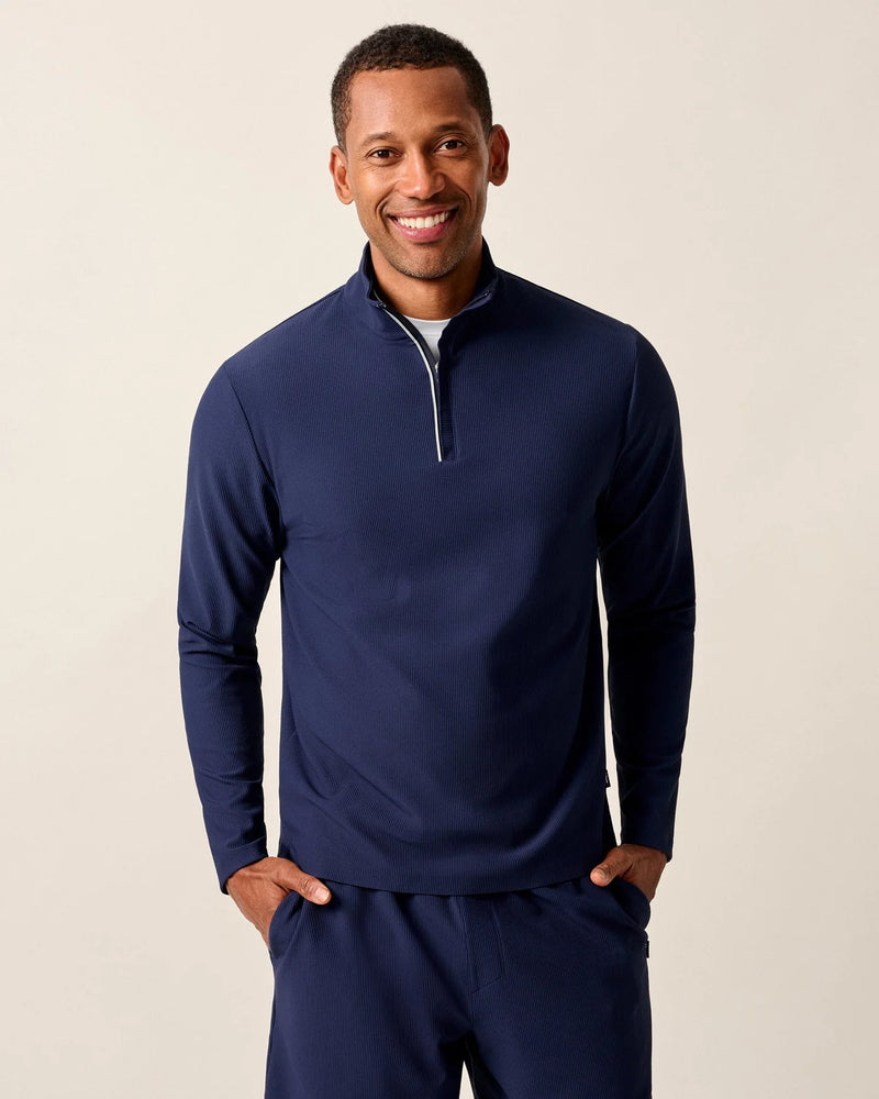 Johnnie-O Hoppin Performance 1/4-Zip Navy