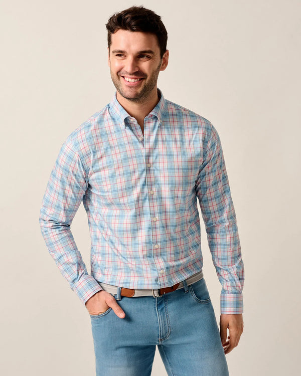 Johnnie-O Everyday Performance Button Down Shirt - Lanes Maliblu