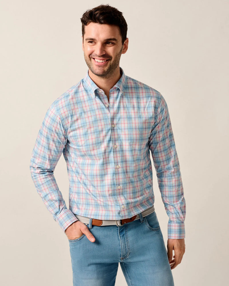 Johnnie-O Everyday Performance Button Down Shirt - Lanes Maliblu