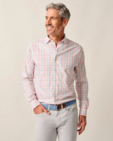 Johnnie-O Everyday Performance Button Down Shirt - Maarten Cinnamon