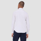 Bugatchi Devon Mini Check OoohCotton® Shirt in Sand