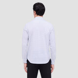 Bugatchi James Mini Dot OoohCotton® Shirt in White