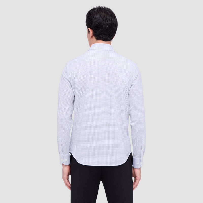 Bugatchi James Mini Dot OoohCotton® Shirt in White