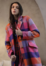 Emily Lovelock Janice Coat Crimson