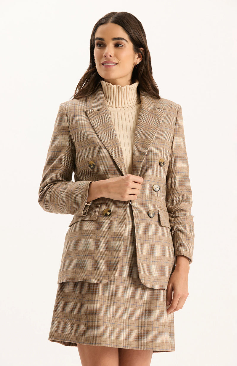Tyler Boe Blair Buckingham Plaid Blazer Multi