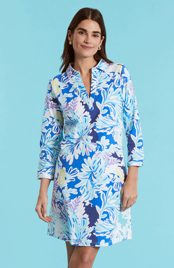 Tyler Boe Johnny Sea Floral Shirtdress Multi