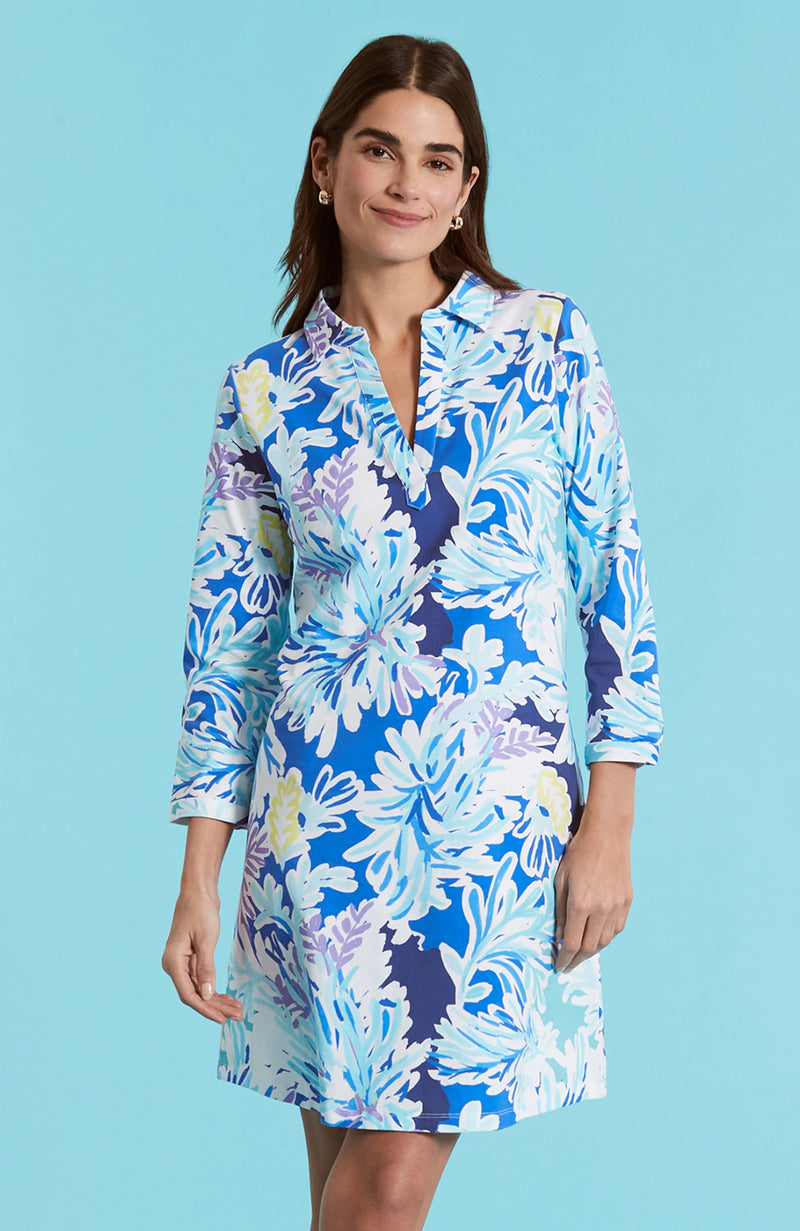 Tyler Boe Johnny Sea Floral Shirtdress Multi