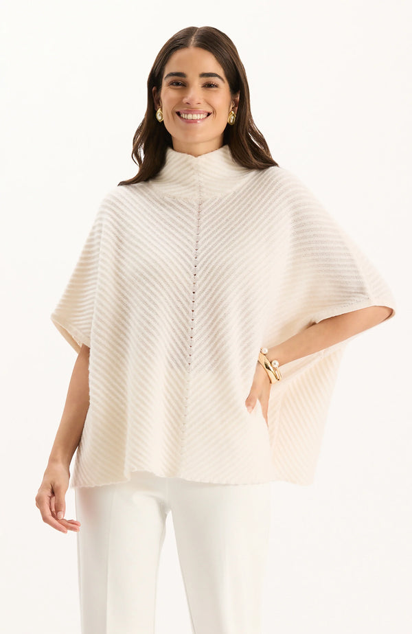Tyler Boe Lucia Cashmere Blend Capelet Ivory