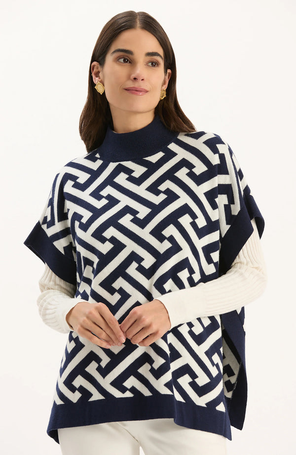 Tyler Boe Blakely Signature Capelet Mid Navy