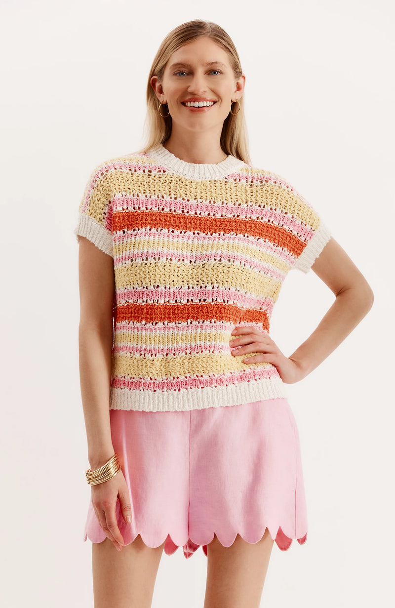 Tyler Boe Vero Crochet Sweater Multi
