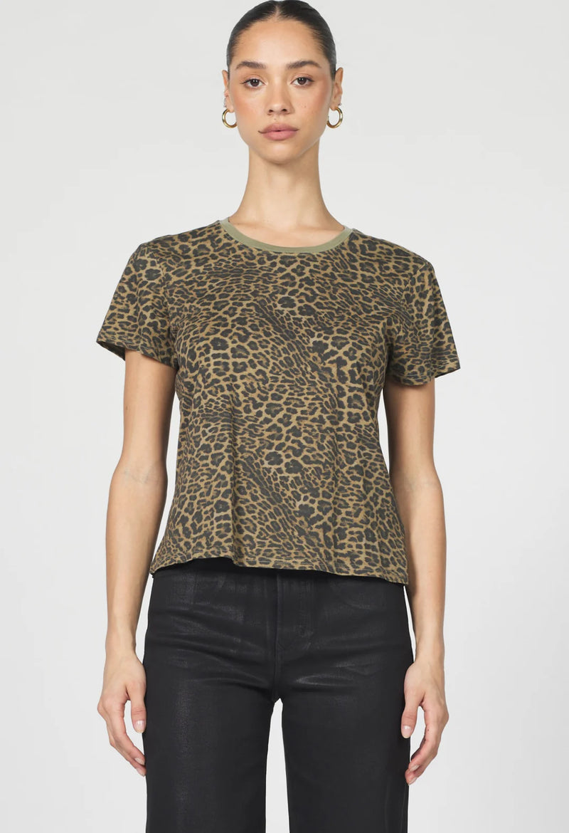 Dear John Unity Tee Vetiver Leopard