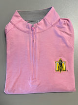 Johnnie-O Murray State Freeborne Performance 1/4 Zip Pullover Porto Pink