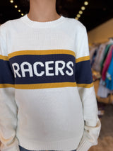 Ellsworth + Ivey Racers Classic Crewneck Sweater Ivory