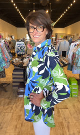 Jude Connally Hadley Top Jude Cloth Wild Blossom Blue