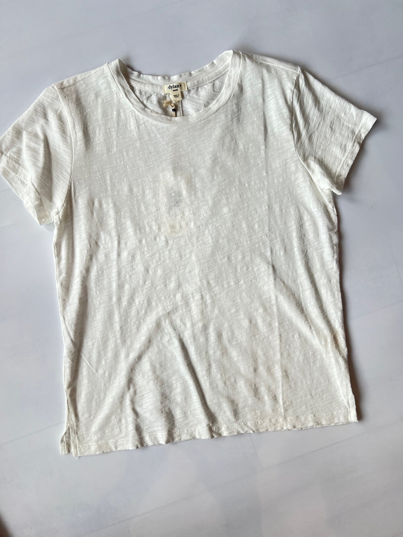 Dylan Modern Short Sleeve Crew Neck Tee Light Natural