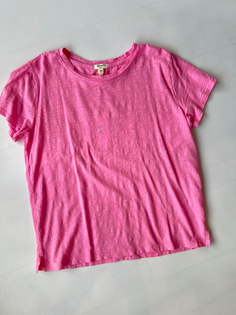 Dylan Modern Short Sleeve Crew Neck Tee Strawberry