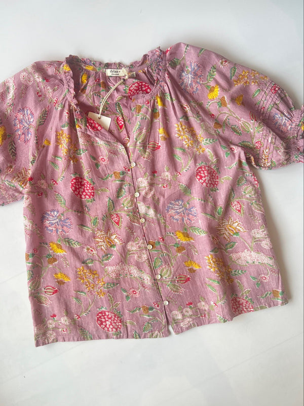 Dylan Lilac Petal Blouse Lilac