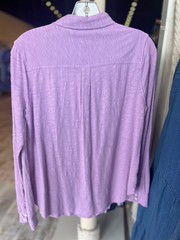 Dylan Harper Long Sleeve Shirt Lavender Field