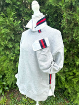 Pearly Vines Danny Crew Neck Sweatshirt Grey