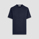 Bugatchi Orville Ottoman Crew Neck Shirt in Black