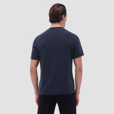 Bugatchi Orville Ottoman Crew Neck Shirt in Black