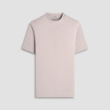 Bugatchi Orville Ottoman Crew Neck Shirt in Sand