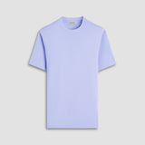 Bugatchi Orville Ottoman Crew Neck Shirt in Sky