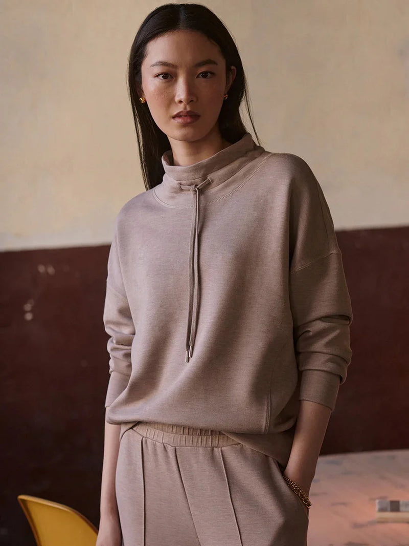 Varley Oakdale Sweatshirt Taupe Marl