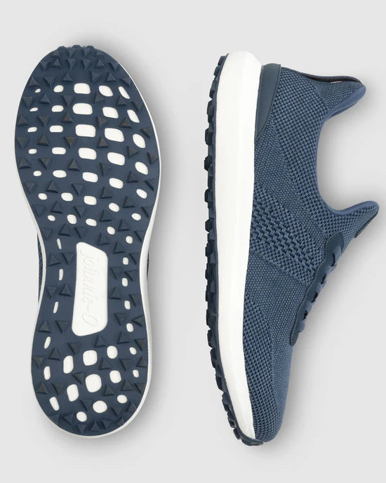 Johnnie-O Knit Range Runner 2.0 in Denim Blue