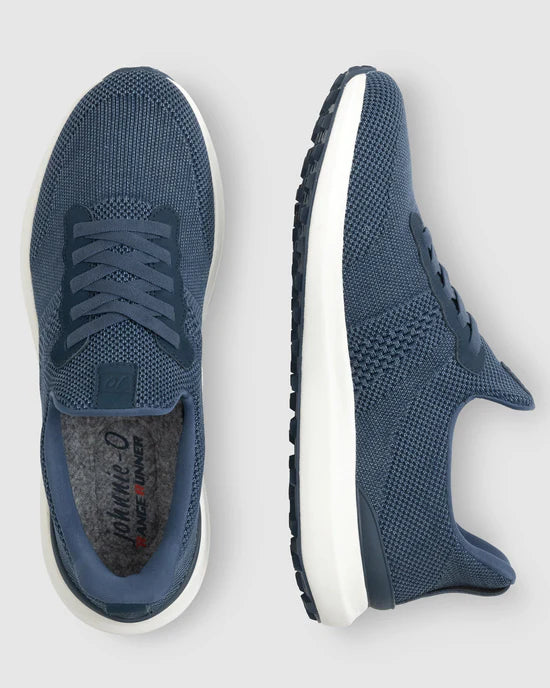 Johnnie-O Knit Range Runner 2.0 in Denim Blue