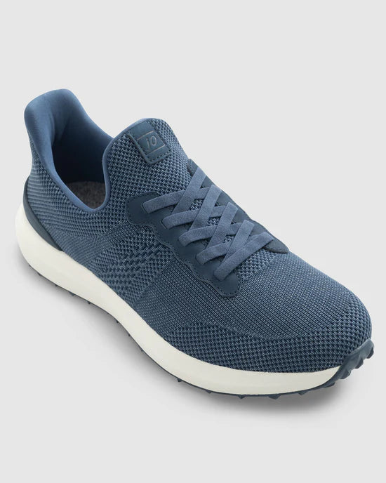 Johnnie-O Knit Range Runner 2.0 in Denim Blue